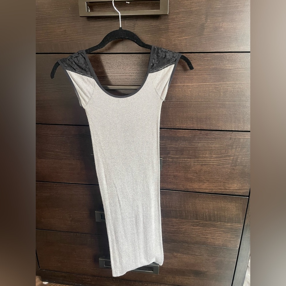Gray BeBe Dress
